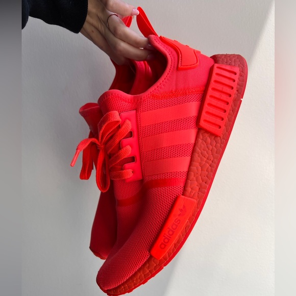 adidas gazelle silver green womens Adidas NMD R1 "Red Camo"  Beater Sneaker